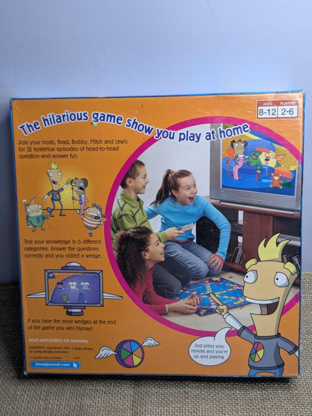 New Trivial Pursuit DVD for Kids Season 1 Parker Bros 2006 Board Game Play Time